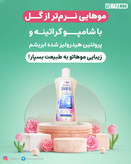 شامپو کراتینه و پروتعین هیدرولیز شده ابریشم